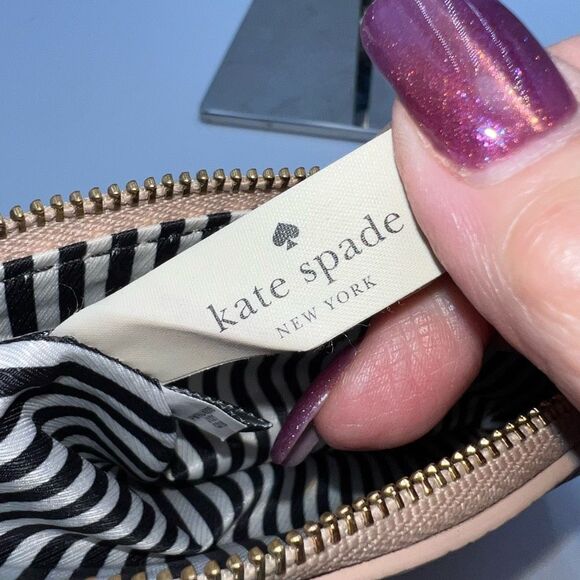 Kate Spade Nude and Neon Wristlet **SEE PICS AND DESCRIPTION - Picture 10 of 12